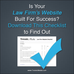 Law Firm Website Checklist Graphic
