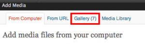 Insert Photo Gallery Into WordPress Post