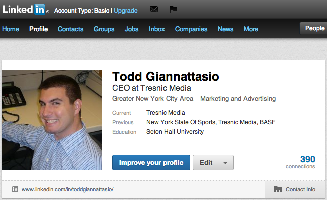 LinkedIn Marketing - Complete Your Profile